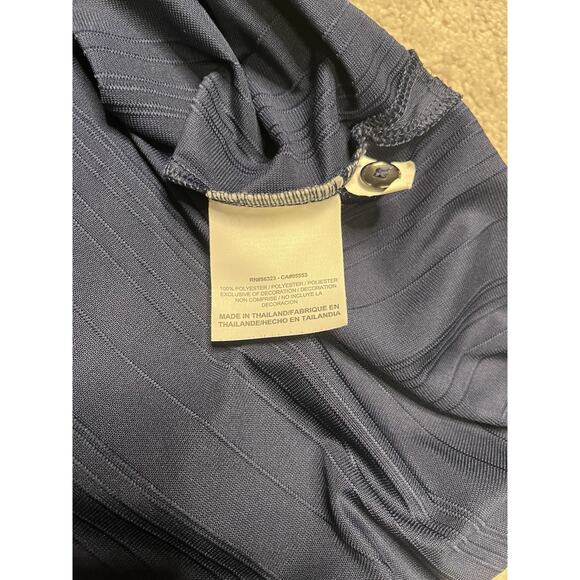 Nike Golf Dri Fit Polo Shirt Mens XL Blue Stripe Activewear Athleisure - Picture 5 of 9
